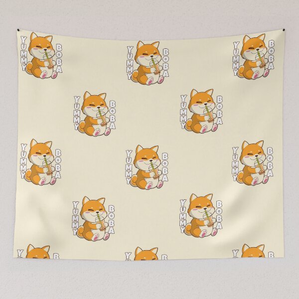 Item preview, Shiba Yummy Boba designed and sold by DynieKid.