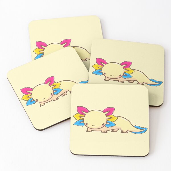 Item preview, ♡ pansexual axolotl ♡ design 3 designed and sold by maidenmausen.