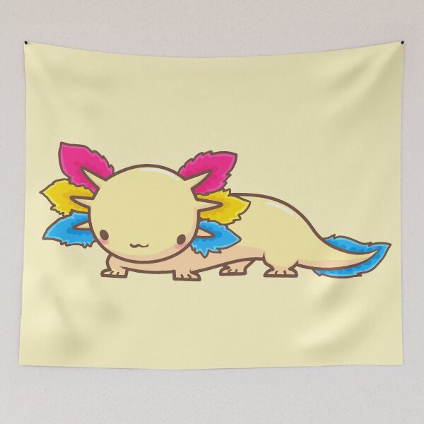 Item preview, ♡ pansexual axolotl ♡ design 3 designed and sold by maidenmausen.