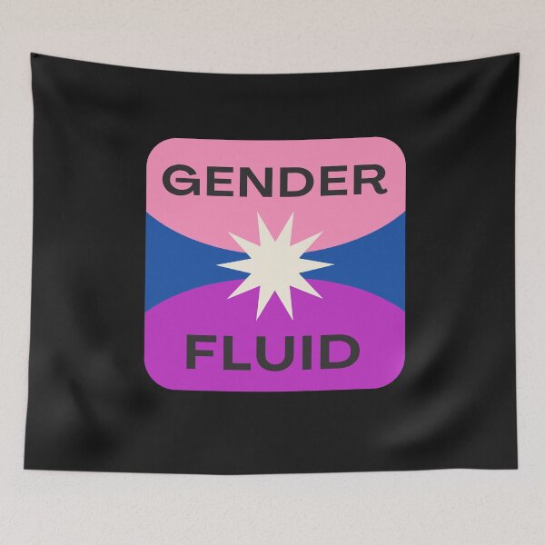 Item preview, Vintage Gender Fluid logo illustration  designed and sold by garniturex.