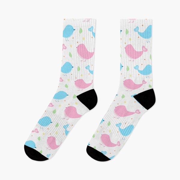 Item preview, Blue and Pink Birds! designed and sold by ISMABerry.