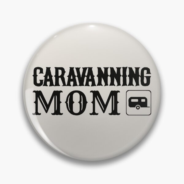 Item preview, Black Text Caravanning Mom Fun Camping Design designed and sold by TrulyEpoque.