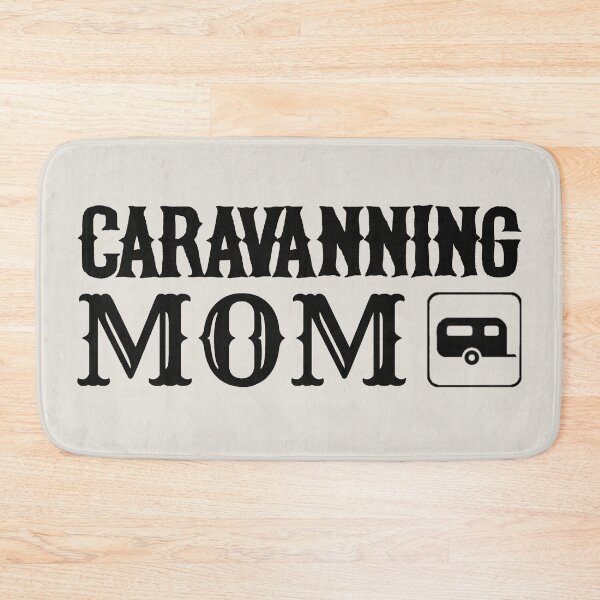 Item preview, Black Text Caravanning Mom Fun Camping Design designed and sold by TrulyEpoque.