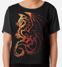 Drachen Chiffontop