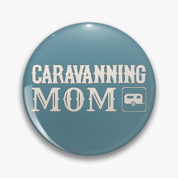 Item preview, Dark Outline Caravanning Mom Fun Camping Design designed and sold by TrulyEpoque.