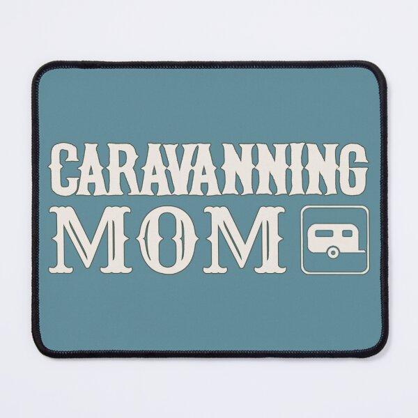 Item preview, Dark Outline Caravanning Mom Fun Camping Design designed and sold by TrulyEpoque.