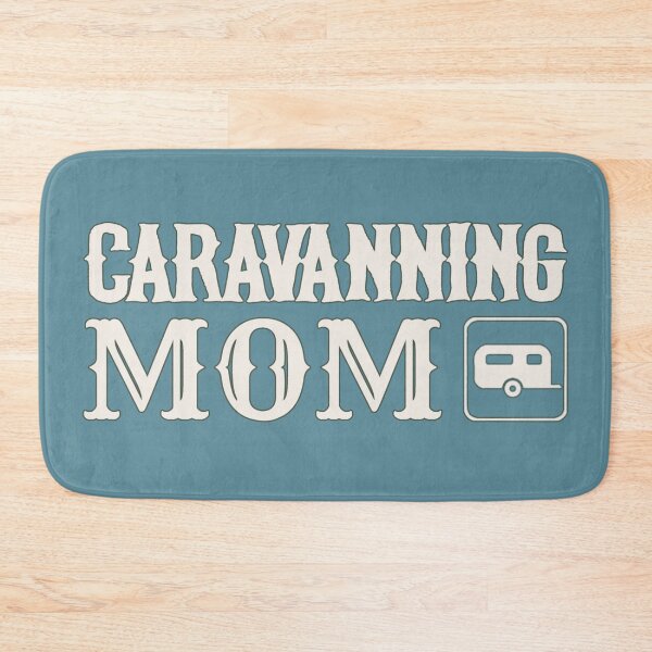 Item preview, Dark Outline Caravanning Mom Fun Camping Design designed and sold by TrulyEpoque.