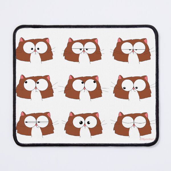 Item preview, Many Moods of the Kitty Cat designed and sold by arlindixon.