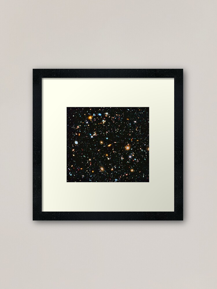 Alternate view of Hubble Extreme Deep Field (L) Framed Art Print