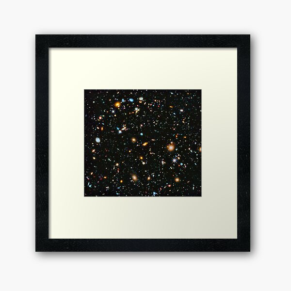 Hubble Extreme Deep Field (UV) Framed Art Print