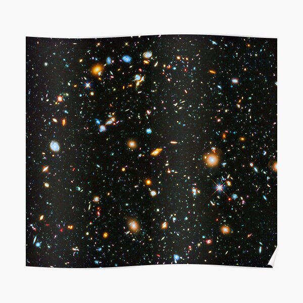 Hubble Extreme Deep Field Landscape Poster