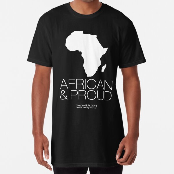 African & proud (white) Long T-Shirt