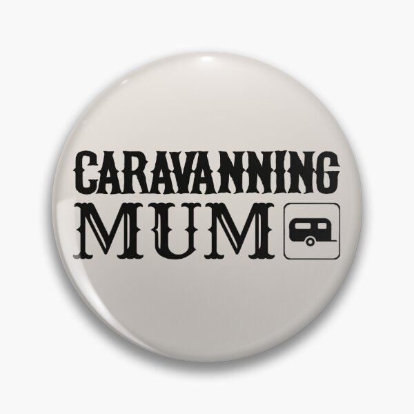 Item preview, Black Text Caravanning Mum Fun Camping Design designed and sold by TrulyEpoque.