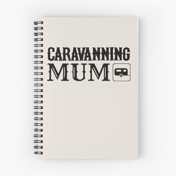 Item preview, Black Text Caravanning Mum Fun Camping Design designed and sold by TrulyEpoque.