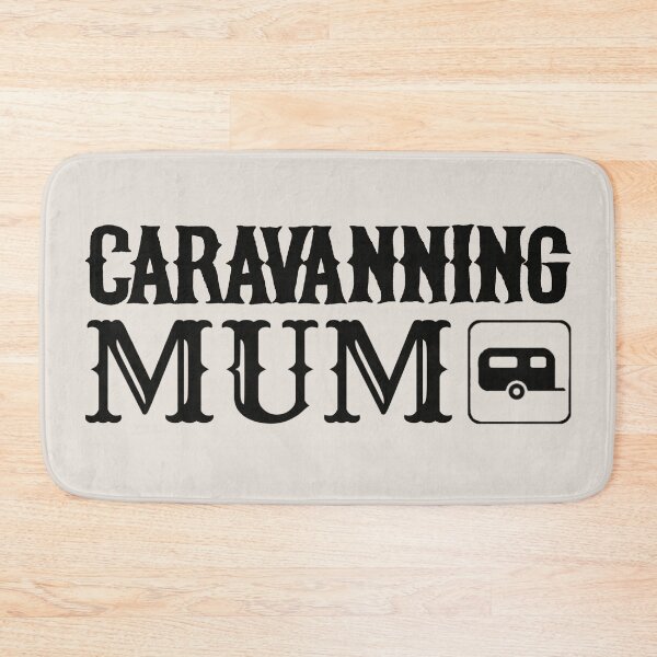 Item preview, Black Text Caravanning Mum Fun Camping Design designed and sold by TrulyEpoque.