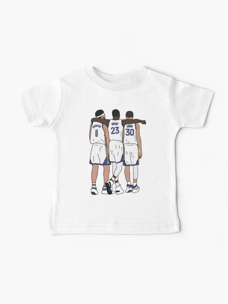 Baby T-Shirt, Klay, Draymond & Steph designed and sold by RatTrapTees
