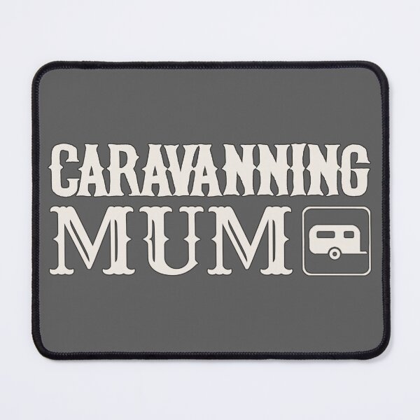 Item preview, Dark Outline Caravanning Mum Fun Camping Design designed and sold by TrulyEpoque.