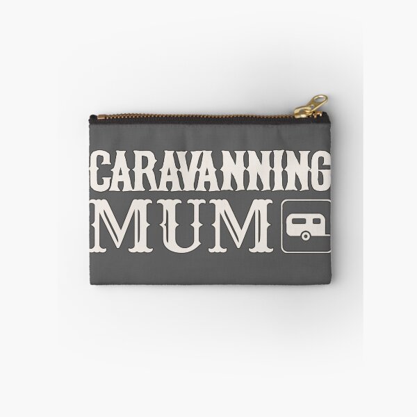 Item preview, Dark Outline Caravanning Mum Fun Camping Design designed and sold by TrulyEpoque.