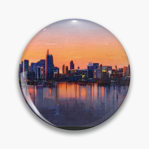 Artikelvorschau, Nashville Tennessee Sunset Skyline Ölgemälde von AI. - Beliebte Städte in den USA entworfen und verkauft von AIArtWizard ⭐⭐⭐⭐⭐.