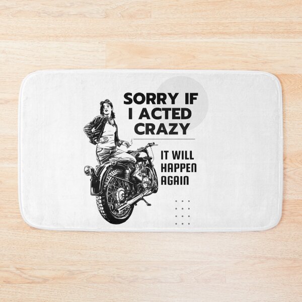Item preview, Sorry If I Acted Crazy It Will Happen Again Graphic Shirt designed and sold by WilkDesign.