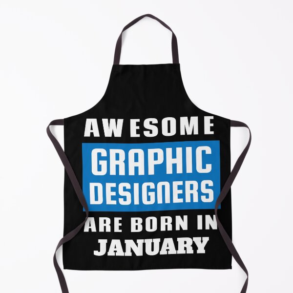 Item preview, Awesome Graphic Designers Are Born In January - Birthday designed and sold by Superhero Gear.