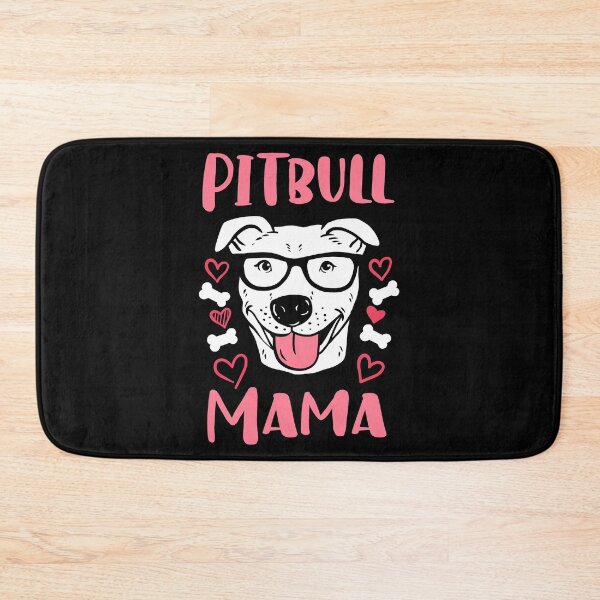Artikelvorschau, Pitbull Mama Cute Dog Lover Fur Mom Muttertag entworfen und verkauft von haselshirt.
