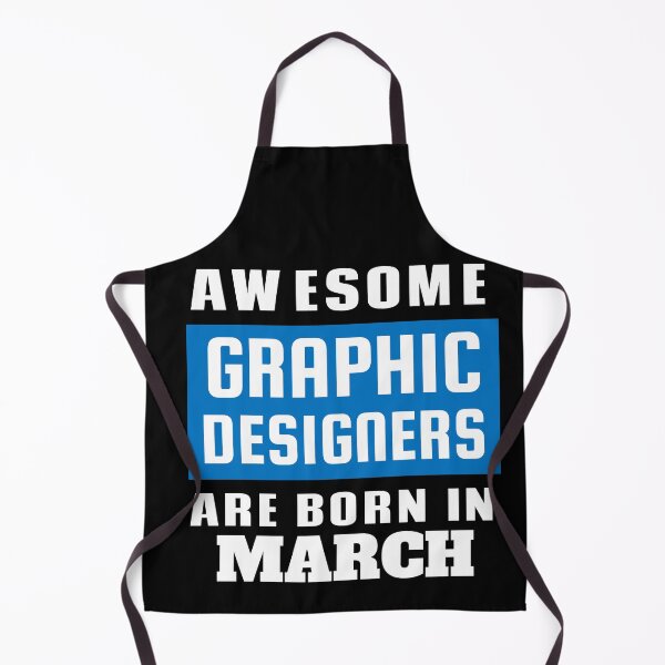 Item preview, Awesome Graphic Designers Are Born In March - Birthday designed and sold by Superhero Gear.