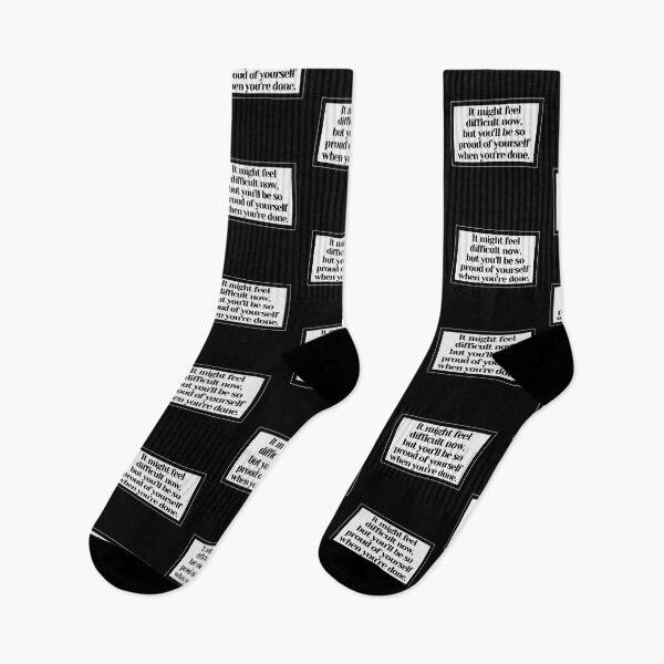 Item preview, It might feel difficult now, but you'll be so proud of yourself when you're done. designed and sold by PostiveText.