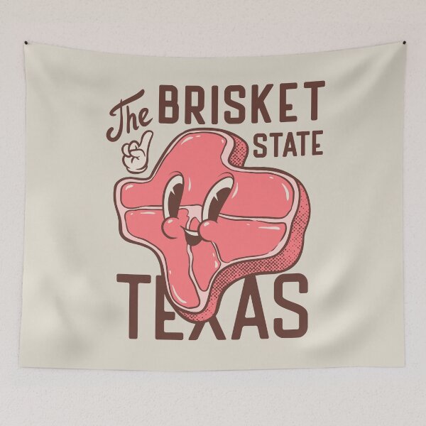 Item preview, Texas the Brisket State | Texas Pitmaster BBQ Beef Barbecue Dads Backyard Premium Quality BBQ | Backyard Pool Party BBQ | Summer designed and sold by Any Color Designs.
