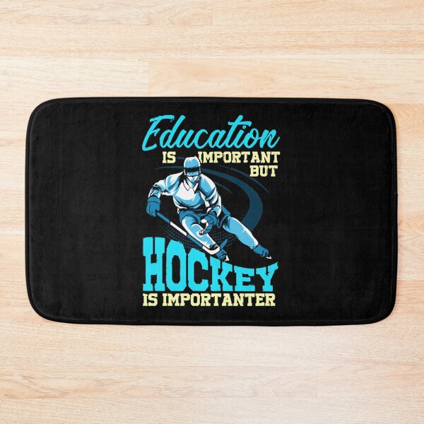 Item preview, El hockey divertido es más importante que el estudiante de educación Pegatina designed and sold by heajosephgi3.