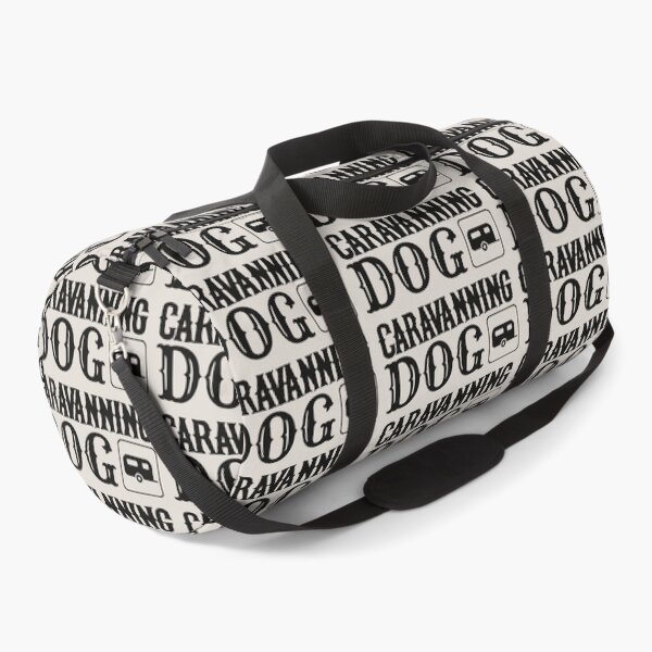 Item preview, Caravanning Dog Fun Camping Black Text Design designed and sold by TrulyEpoque.