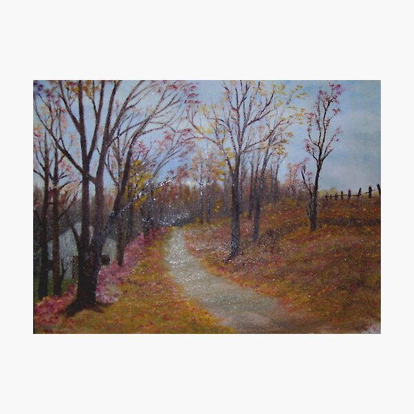 Item preview, Hidden Cabin in Autumn designed and sold by Cynthia Kondrick.