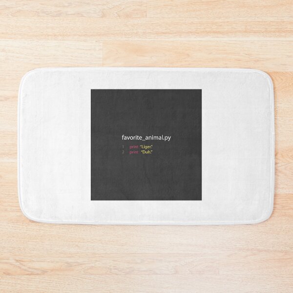 Item preview, Favorite_Animal_Liger.py COLOR TEXT Throw Pillow designed and sold by DavidHapper.
