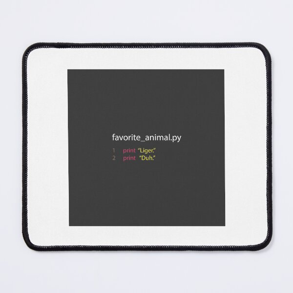 Item preview, Favorite_Animal_Liger.py COLOR TEXT Throw Pillow designed and sold by DavidHapper.