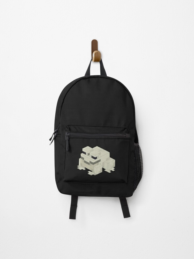 White Minecraft Frog " Backpack for Sale | Redbubble