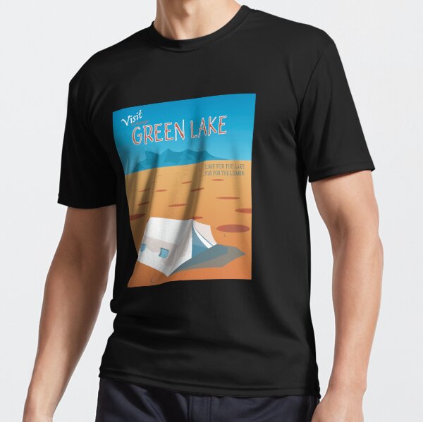 Camp Green Lake Travel Poster Sticker for Sale by InkLayer