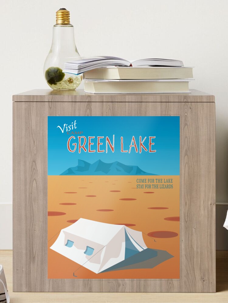 Camp Green Lake Travel Poster Sticker for Sale by InkLayer