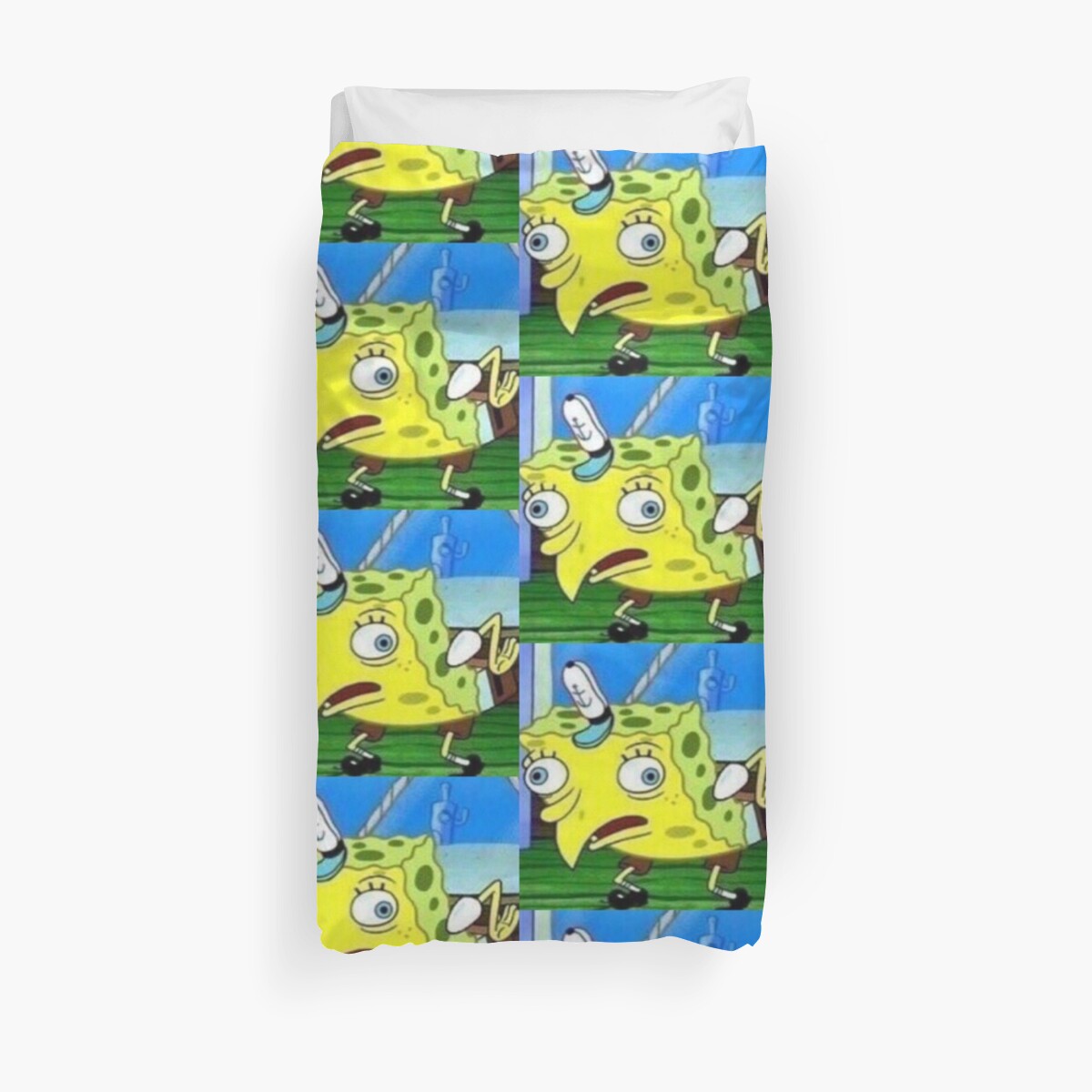 Mocking Spongebob Meme Duvet Covers By Memekween Redbubble