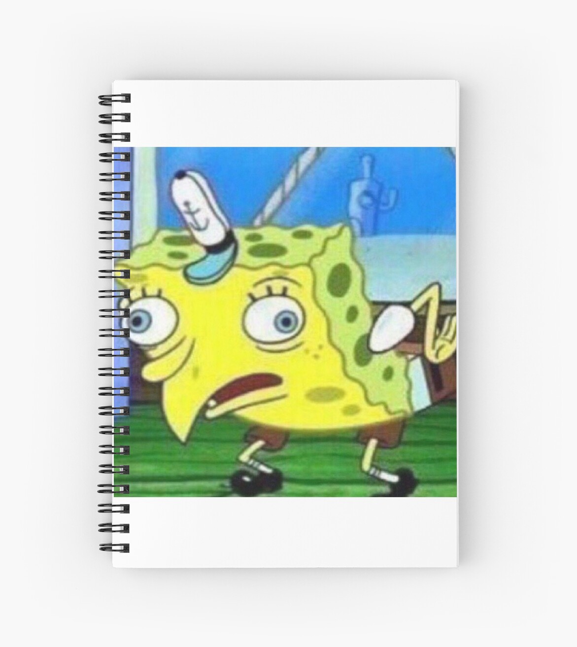 Mocking Spongebob Meme Spiral Notebooks By Memekween Redbubble