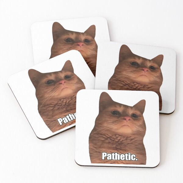Item preview, HD Pathetic Cat Meme Face designed and sold by fomodesigns.