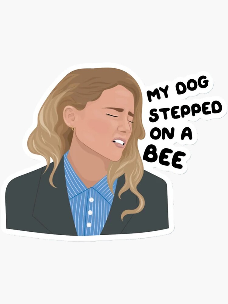 My Dog Stepped On A Bee! - My Dog Stepped On A Bee - Sticker