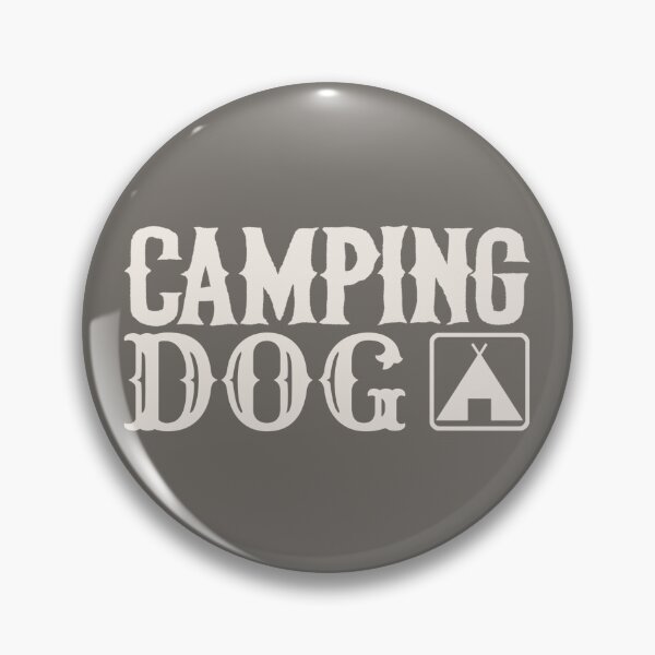 Item preview, Camping Dog Fun Camping White Text Design designed and sold by TrulyEpoque.