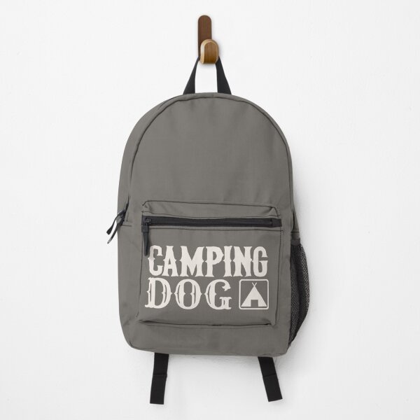 Item preview, Camping Dog Fun Camping White Text Design designed and sold by TrulyEpoque.