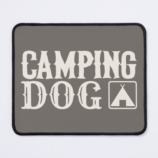 Item preview, Camping Dog Fun Camping White Text Design designed and sold by TrulyEpoque.