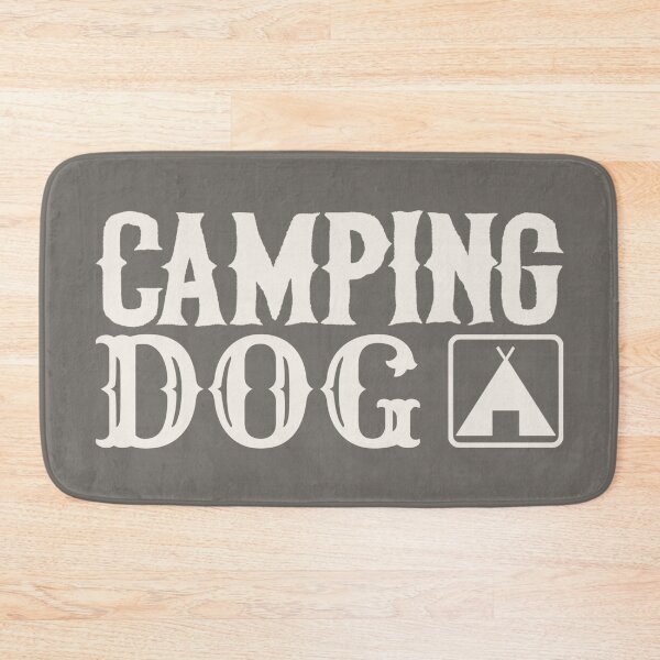 Item preview, Camping Dog Fun Camping White Text Design designed and sold by TrulyEpoque.
