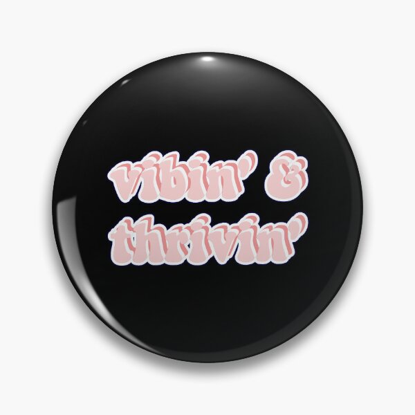 Item preview, Pink Vibin' & Thrivin'  Sticker designed and sold by DavidHapper.