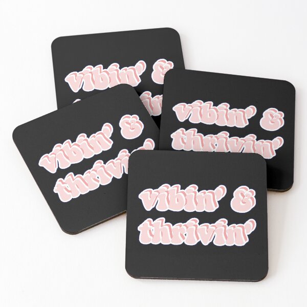 Item preview, Pink Vibin' & Thrivin'  Sticker designed and sold by DavidHapper.