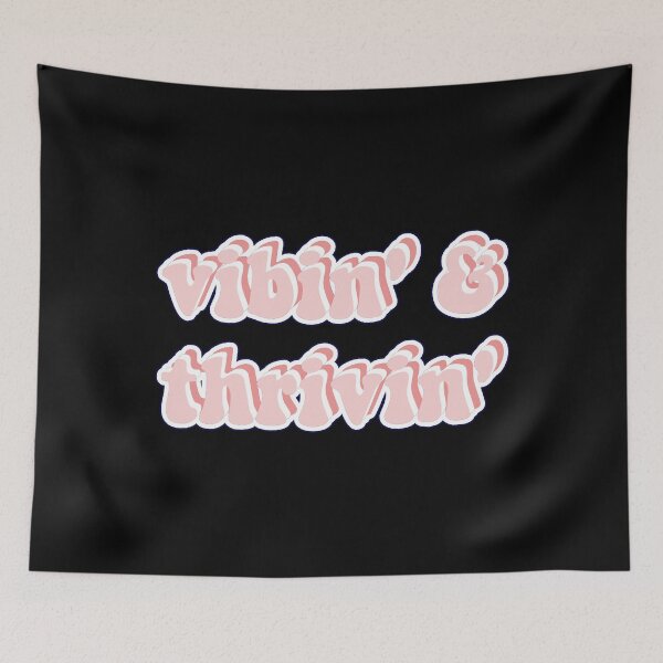 Item preview, Pink Vibin' & Thrivin'  Sticker designed and sold by DavidHapper.