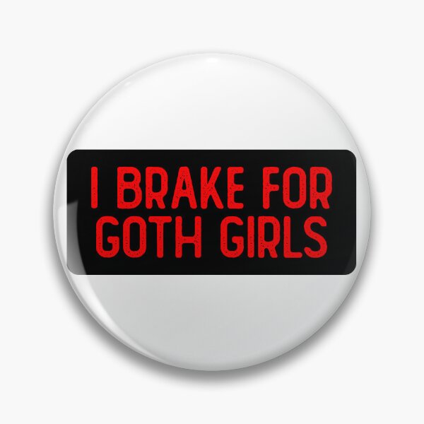 Item preview, I Brake For Goth Girls Funny Helmet designed and sold by Sour Soul.