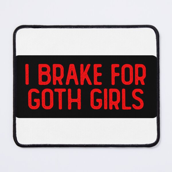 Item preview, I Brake For Goth Girls Funny Helmet designed and sold by Sour Soul.